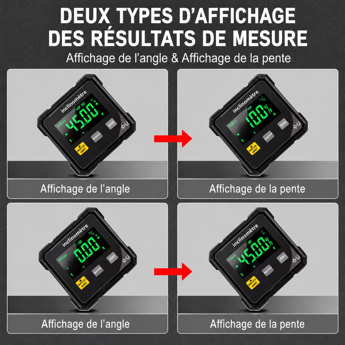 Inclinomètre Digital à Laser